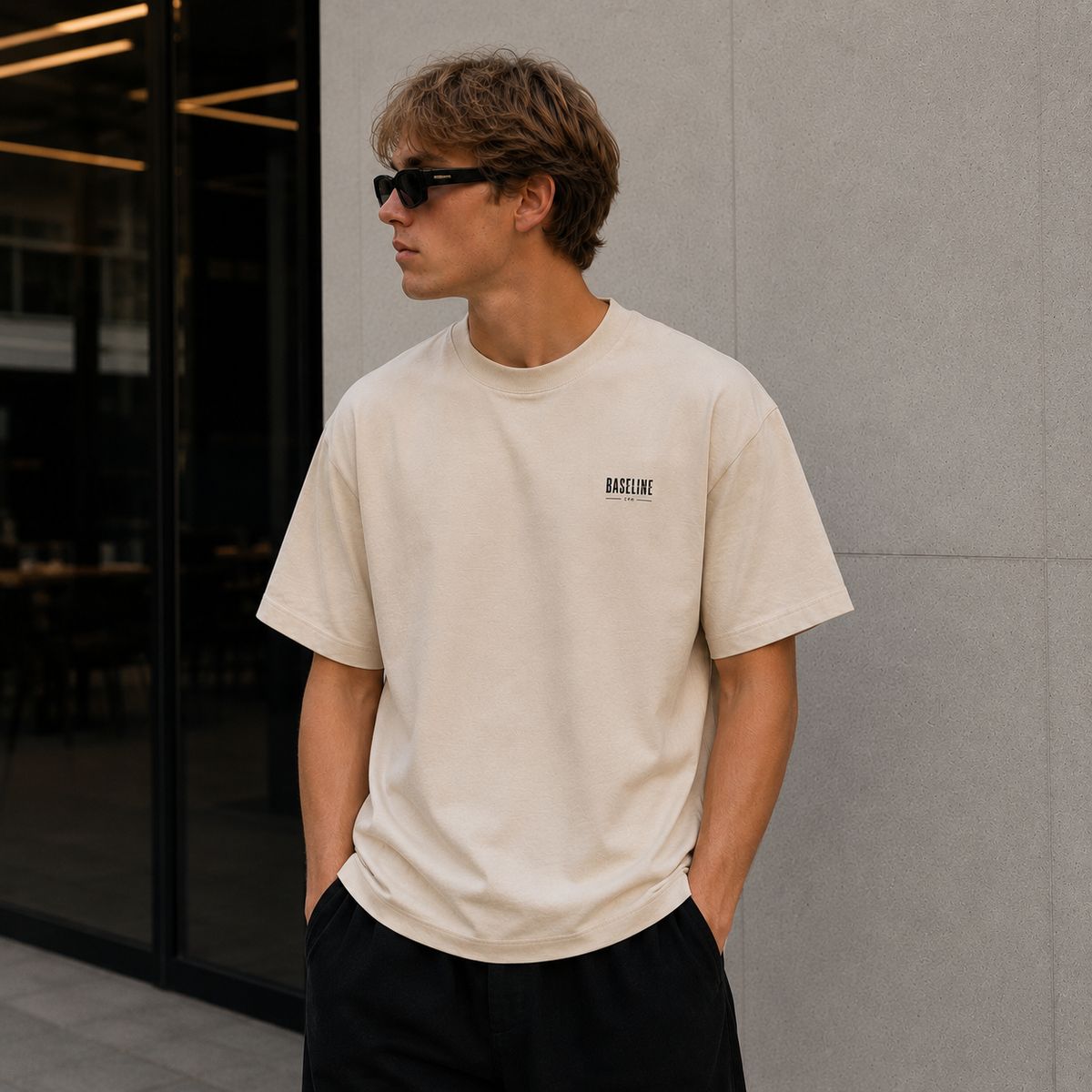 Baseline Low-Key T-Shirt | Graphic Tee, Back Print