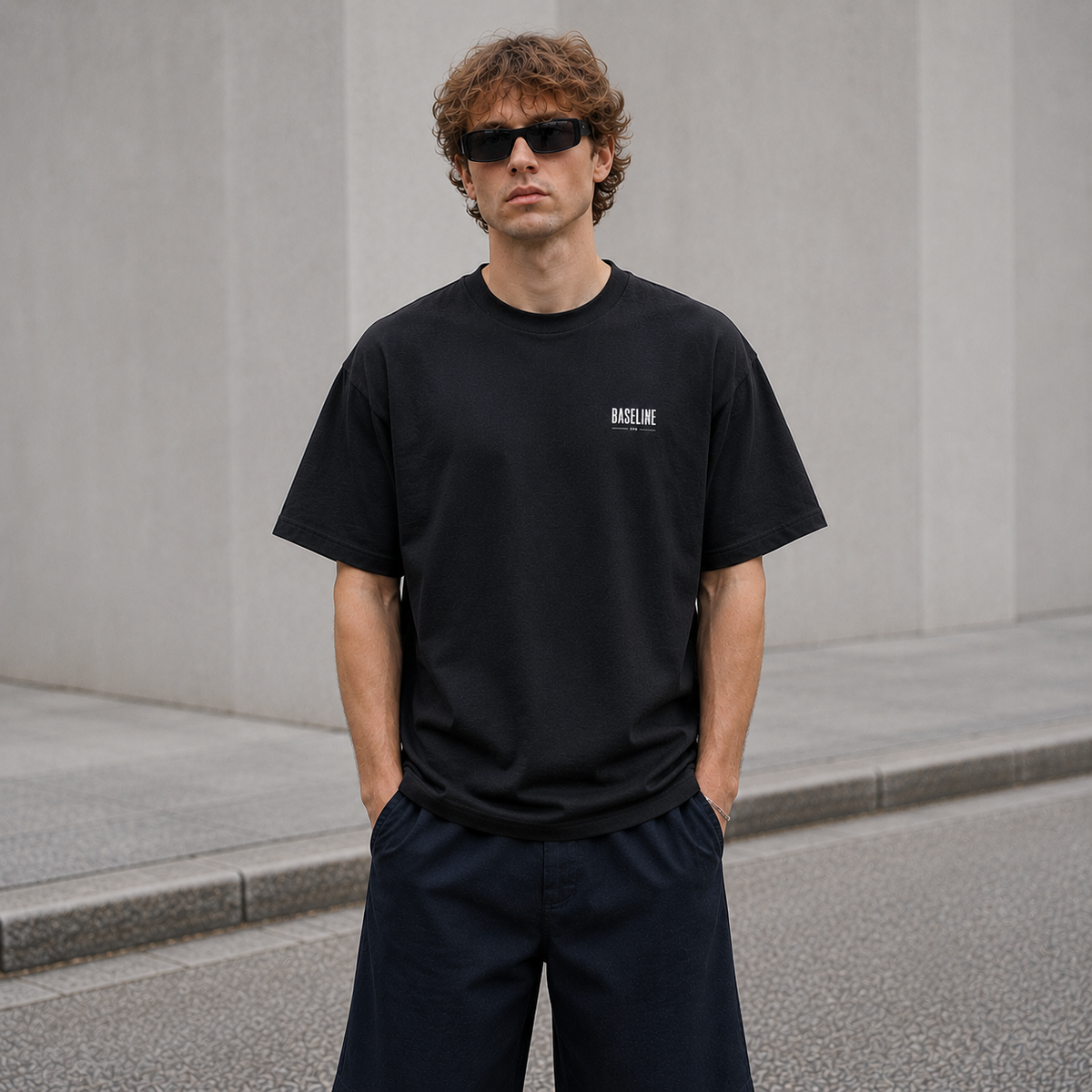 Baseline High-Key T-Shirt | Graphic Tee, Back Print