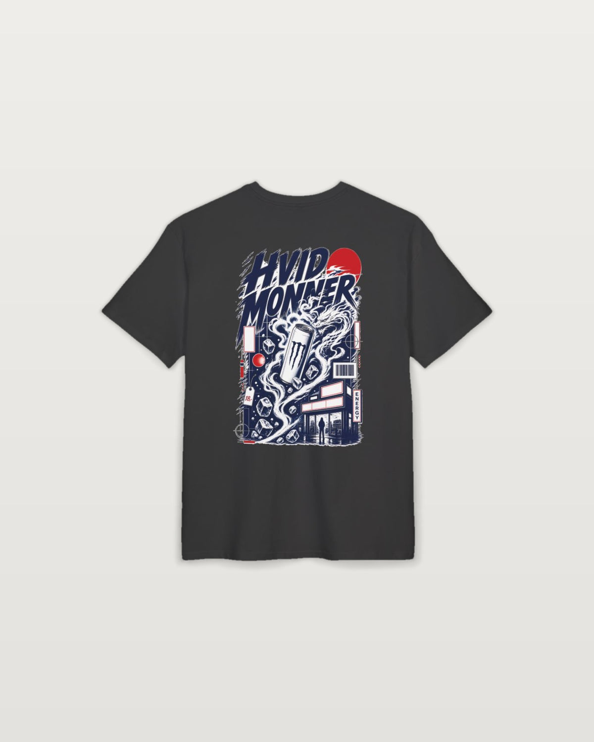 Hvid Monner Graphic Tee | Streetwear Shirt