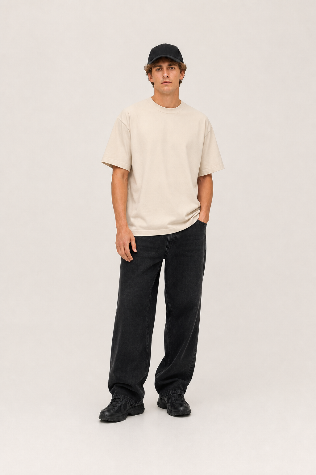 Hvid Monner Graphic Tee | Streetwear Shirt