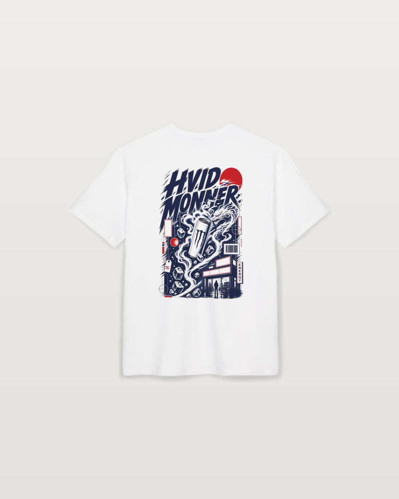 Hvid Monner Graphic Tee | Streetwear Shirt